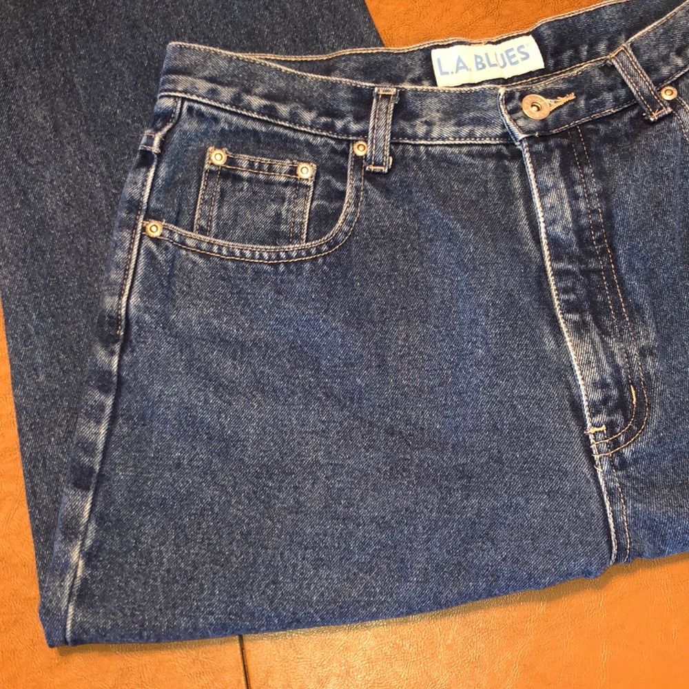 VTG High Rise L.A. BLUES Blue Denim Jeans Size 12